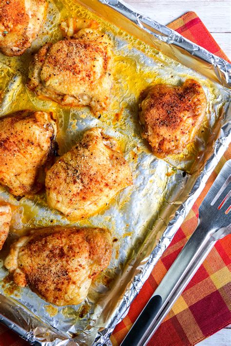 carb oven baked chicken thighs stylish cravings