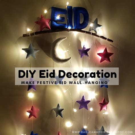 diy eid decorations  festive eid wall hanging muslimah bloggers