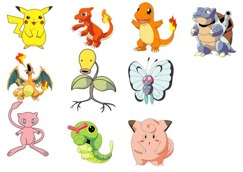 pokemon character clipart   cliparts  images  clipground