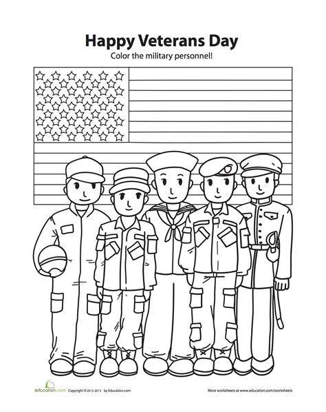 veterans day coloring sheet veterans day coloring page veterans