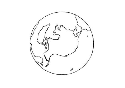 coloring page earth img