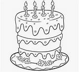 Cake Birthday Coloring Printable Pages Happy Drawing Chocolate Color Clipart Colour Cakes Print Cute Designs Getdrawings Library Getcolorings Popular sketch template