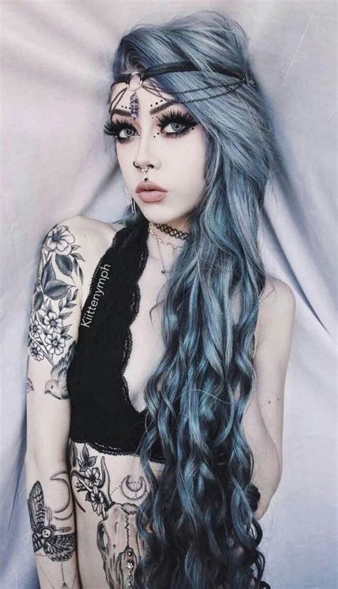 Pin By Kodijo Stamm On Hair Goth Hair Gothic Hairstyles