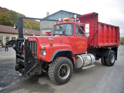mack rdp single axle dump truck  sale  arthur trovei sons  truck dealer