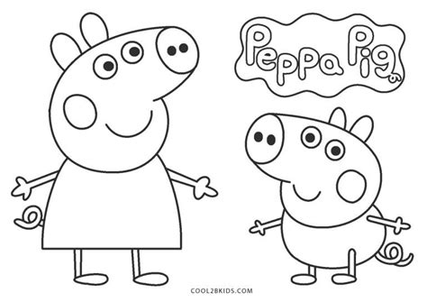 printable peppa pig coloring pages  kids   peppa pig