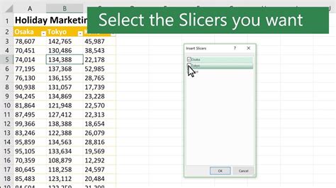 Slicers In Excel Youtube