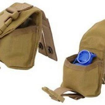 military style coyote canted  degree double mag pouch army surplus warehouse