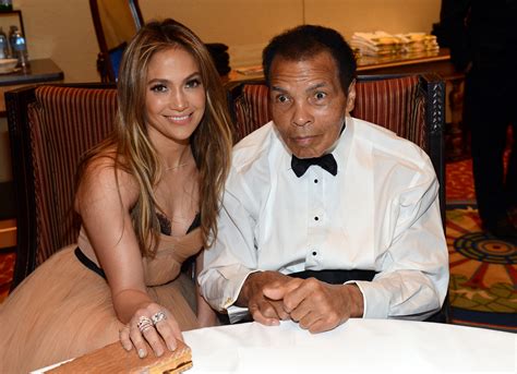 Jennifer Lopez Attends Muhammad Ali’s Celebrity Fight