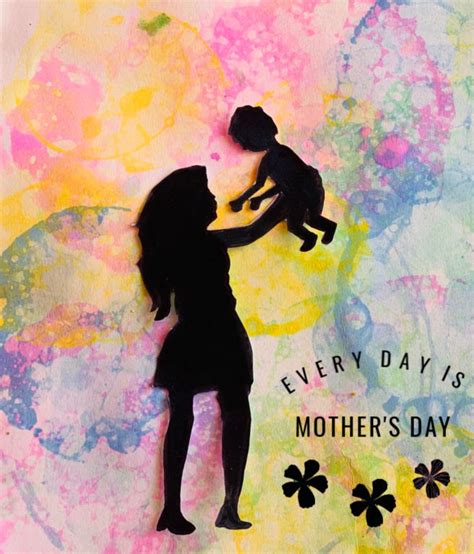 easy mothers day card  process art fun littles