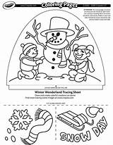 Winter Coloring Wonderland Pages Crayola Printable Dome Designer Light Print Getdrawings Getcolorings Colorings Au sketch template