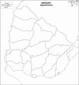 Uruguay Mudo Departamentos Rios Blanco Reproduced sketch template