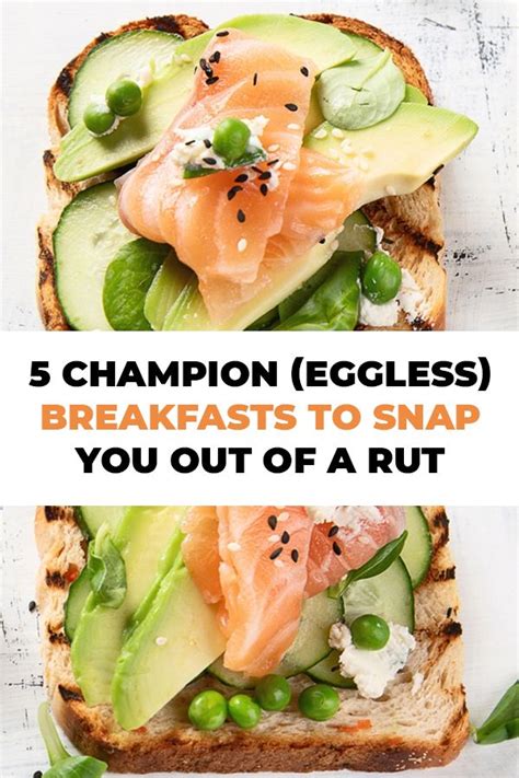 champion eggless breakfasts  snap     rut eggless