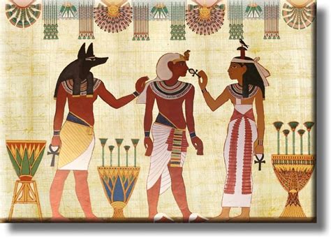 Ancient Egyptian Scripture Art Picture On Acrylic Wall