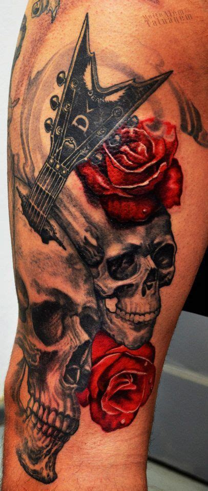 The 25 Best Skull Rose Tattoos Ideas On Pinterest Upper
