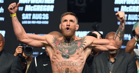 conor mcgregor will be 170 pounds when he enters ring versus floyd