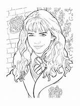 Hermione Granger Colorier Momes Tresor Weasley Coloriages Quidditch Adulte sketch template