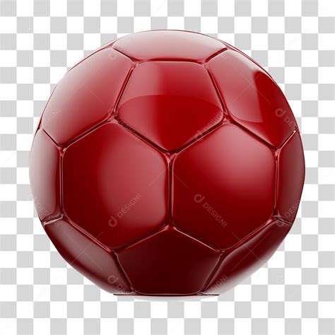 bola de futebol  vermelha png transparente  designi