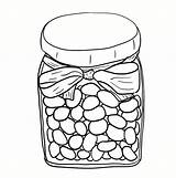 Jelly Coloring Bean Beans Printable Pages Getdrawings Getcolorings Jar Color Drawing выбрать доску sketch template