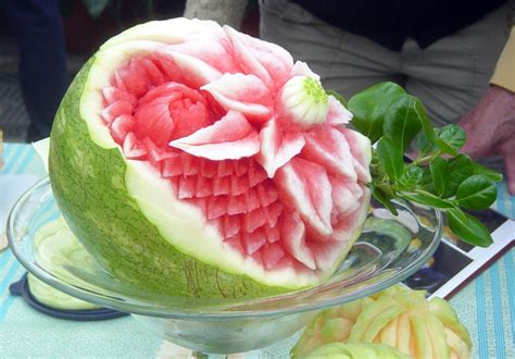 Thai Fruit Carving Watermelon Pics4learning