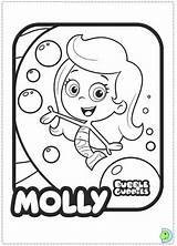 Guppies Molly Bubble Pages Coloring Getcolorings sketch template