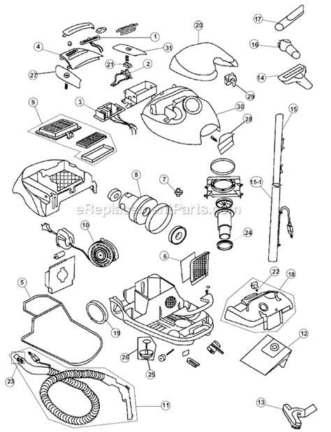 dirt devil power pak vacuum  ereplacementpartscom