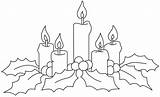 Kerzen Malen Malvorlagen Kerze Krippen Weihnachtskiste Engel Rentiere sketch template