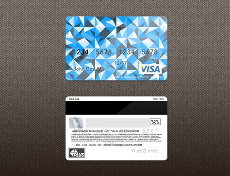 Free Bank Card Credit Card Psd Template Donation