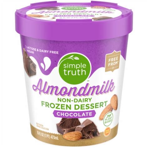 simple truth™ chocolate almondmilk dairy free frozen dessert 1 pint