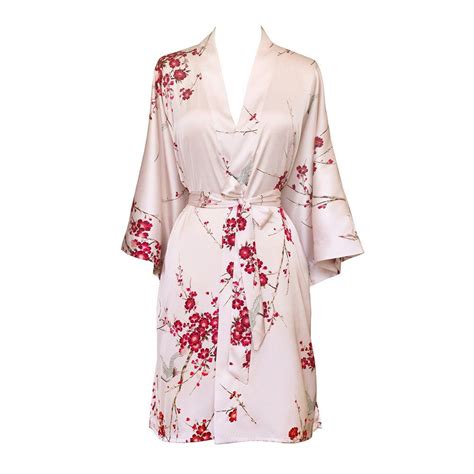 cherry blossom and crane kimono robe cherry blossom dress cherry