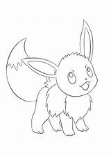 Coloriages évoli Eeve Colorier Eevee Pokémon Pixel sketch template