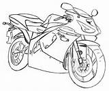 Kawasaki Ninja Coloring Pages Motorcycle Zx 6r Motorbike Boys Drawings Car Deviantart Muscle sketch template