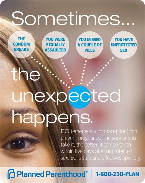 sometimes the unexpected happens emergency contraception