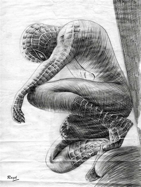 Spiderman Drawing By Raghartist On Deviantart