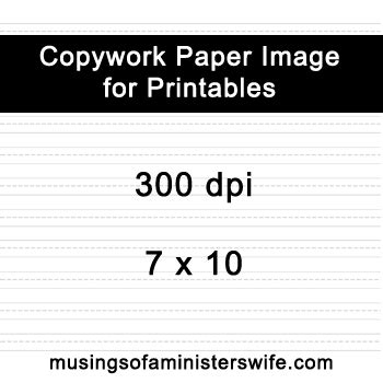 copywork paper printable image printable image copywork printables
