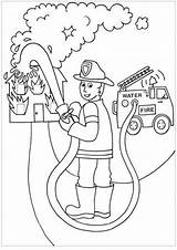Helpers Bomberos Feuerwehr Firefighter Colorat Boyama Studies Itfaiyeci Helper Pompierul Oficios Stinge Pompieri Preschoolers Seide Kreativ Malvorlagen Vorlagen Incendiul Plansa sketch template