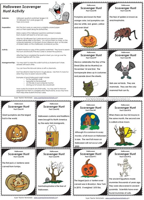 halloween riddles worksheet   graders  answers