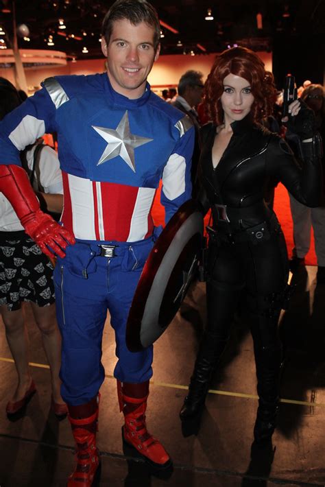 Cosplay Captain America And Black Widow Taken The