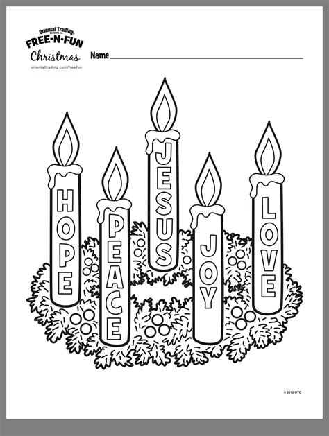 printable advent candles printable word searches