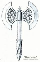 Axe Viking Axt Battleaxe Wikinger Machado Espada Norse Bildergebnis Tatoo Tattoodaze Martillo sketch template