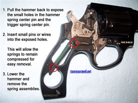 taurus revolver disassembly pictorial guide taurus firearm forum