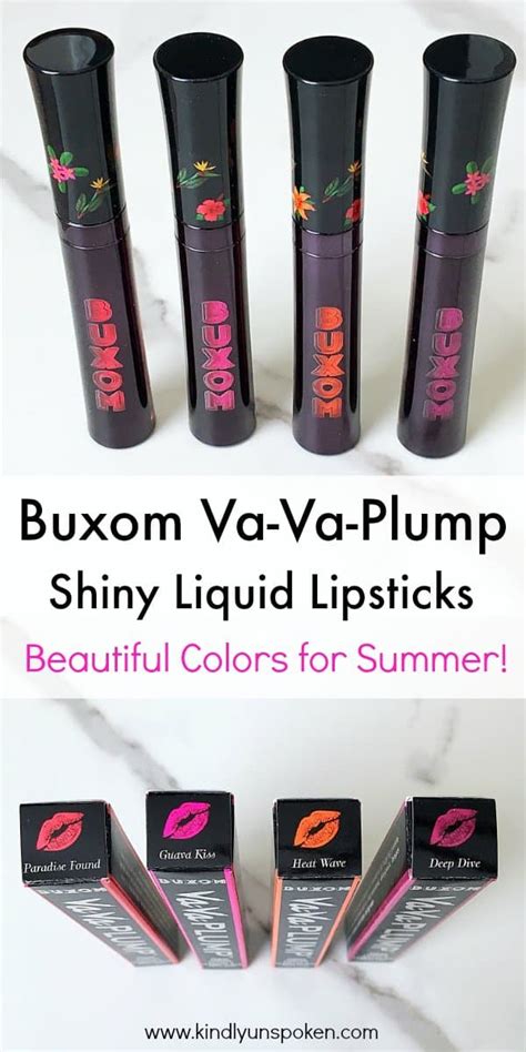 buxom va va plump shiny liquid lipsticks review kindly