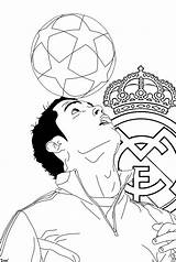 Ronaldo Cristiano Coloring Pages sketch template