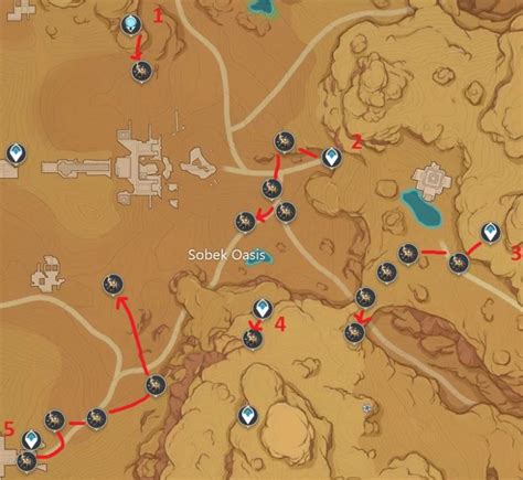 Genshin Impact Scarab Locations In Sumeru Desert Genshin Db