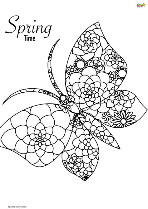 printable coloring pages  spring