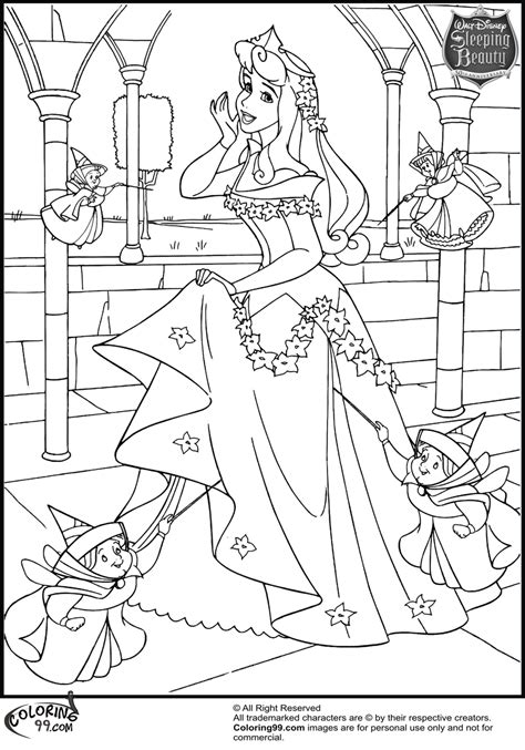 disney princess aurora coloring pages team colors