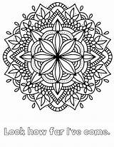 Anxiety Printable Mandalas Reduce Colouring Book Feel Copy Too Friends They Family So Post sketch template