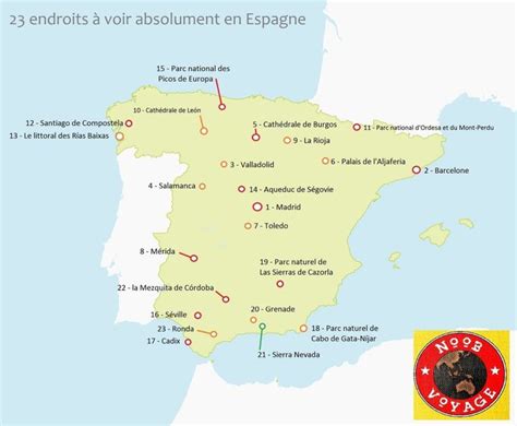 carte de lespagne detaillee espagne carte espagne espagne tourisme