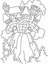 Coloring Pages Fairy Castle Tale Kids Sheets Colouring Tales Fairytale Printable Colour Hill Print Quality High Rapunzel Detailed Anime Princess sketch template
