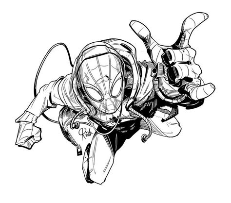 spider man   spider verse coloring pages   gmbarco