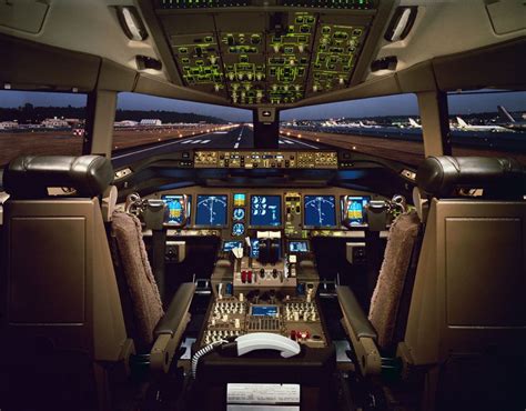 Boeing 777 300er Cockpit Flight Deck Boeing 777 Passenger Aircraft